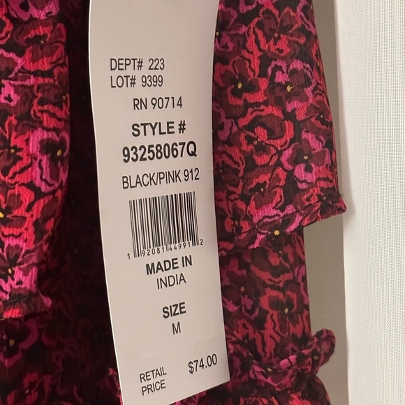 Sam and Jess Balloon Sleeve Long Sleve Fit and Flare Dress - Picture 5 of 5